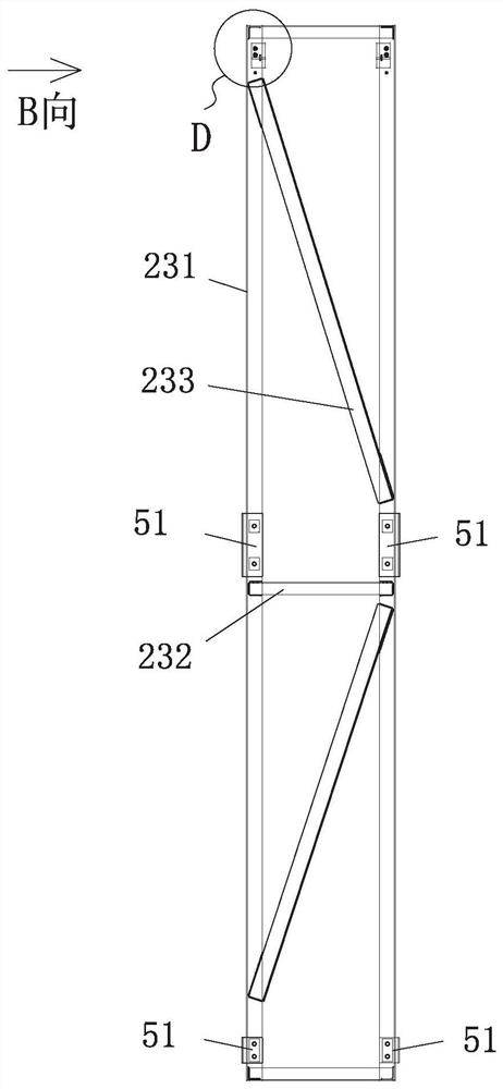 Prefabricated curtain wall combined with concave glass and convex metal plate and its construction method