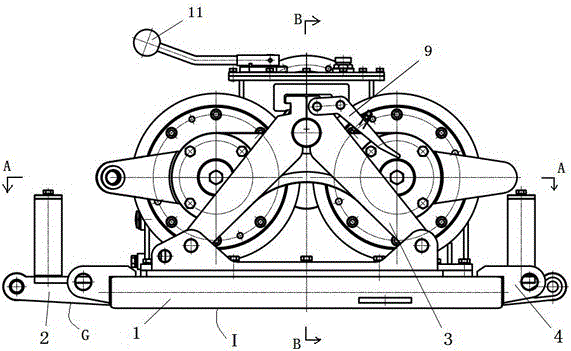 Hydraulic loading-limit mechanical variable speed winch