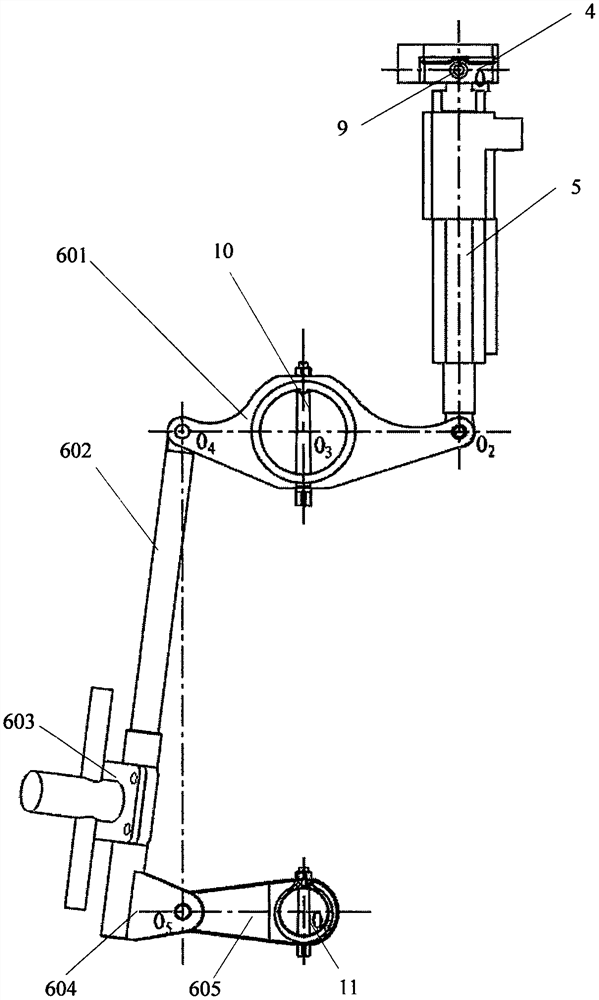 Modularized stern room and rudder control transmission mechanism