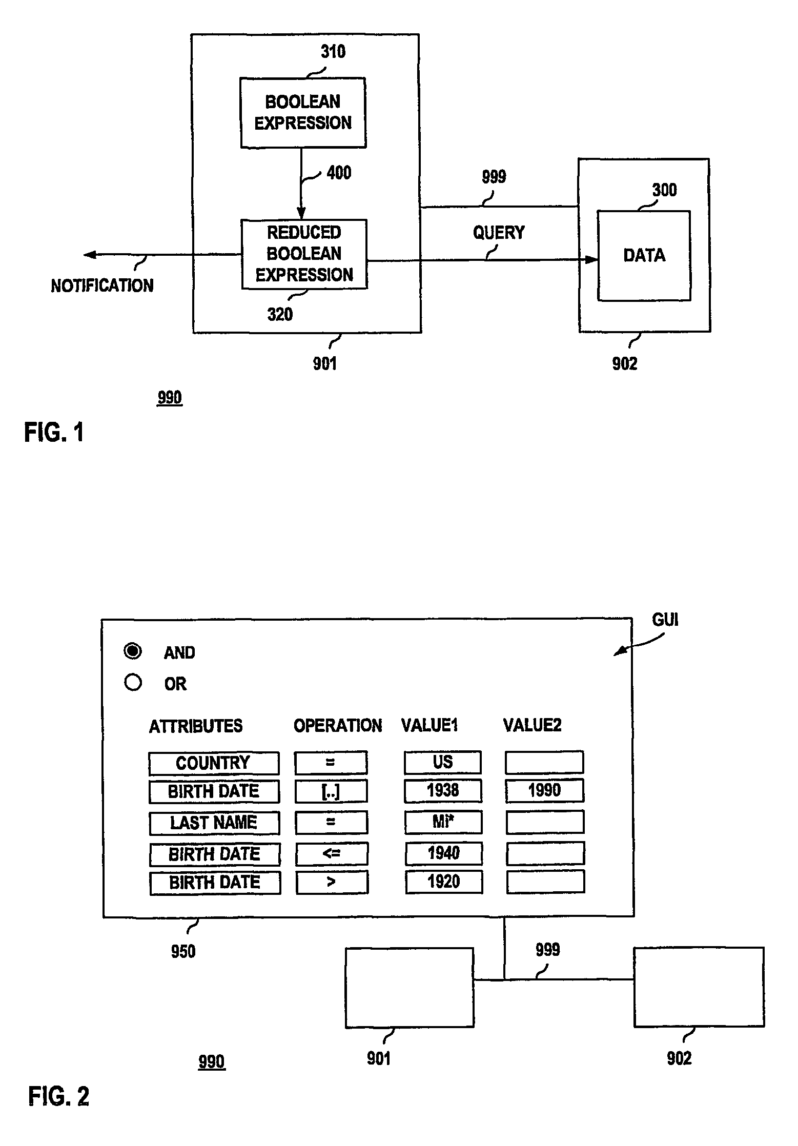 Method and system for Boolean expression query optimization