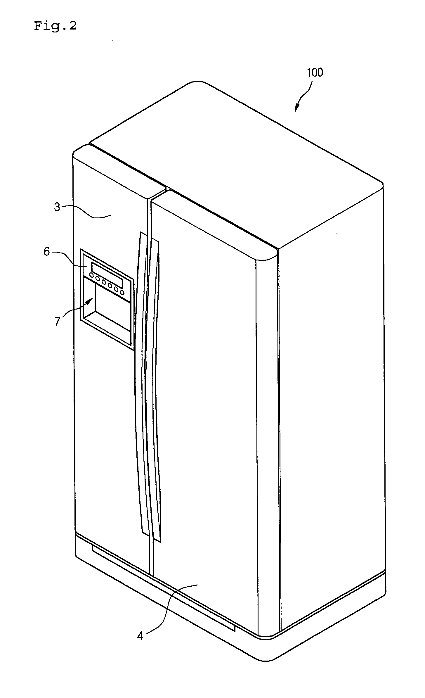 Cold air path structure of refrigerator