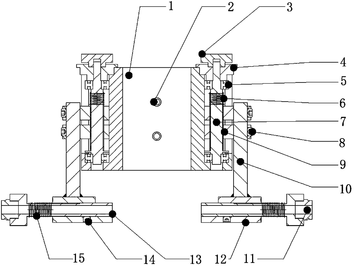 Adjustable multi-path powder feeding frame for thermal spraying and spraying device