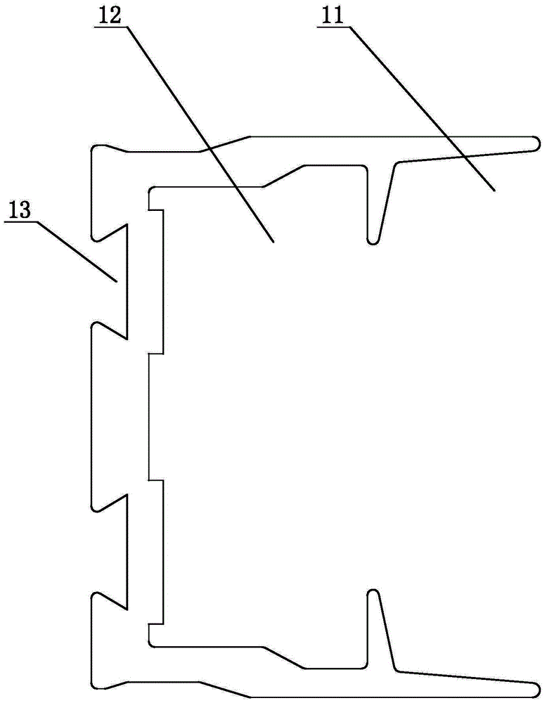 Hollow glass parting stop component for shutter