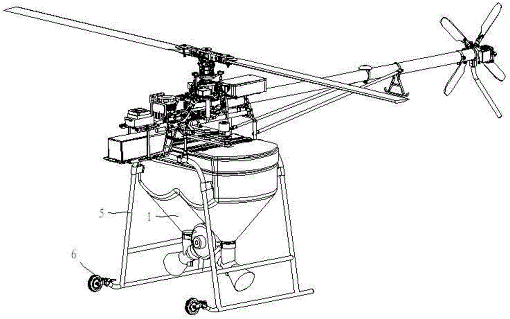 Dusting device and flying dusting device