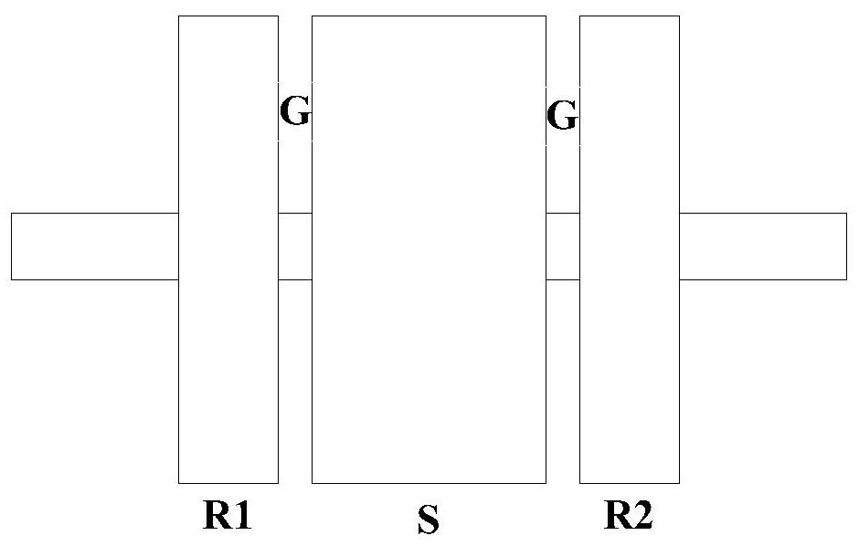 An axial flux motor stator