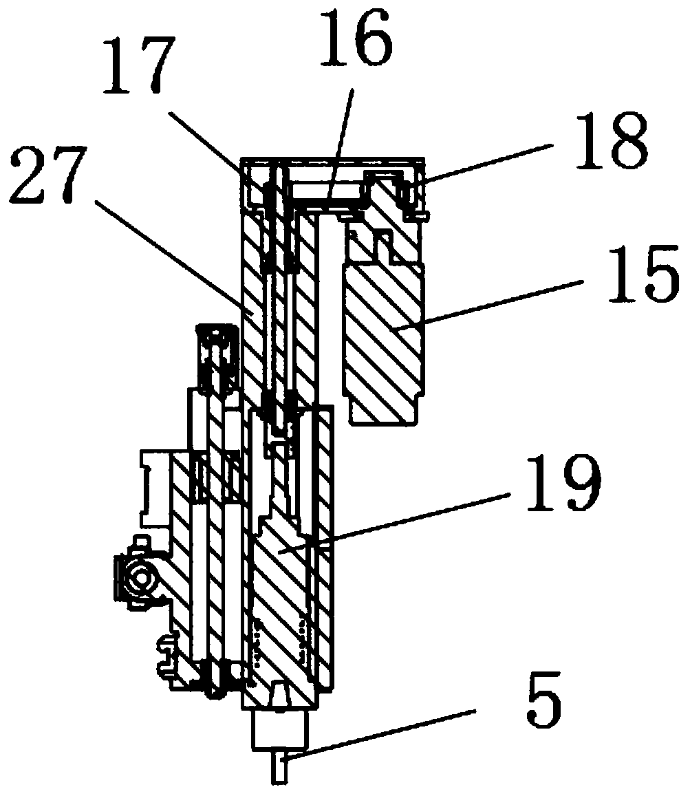 Five-cylinder plunger pump head body forging processing equipment and processing method thereof