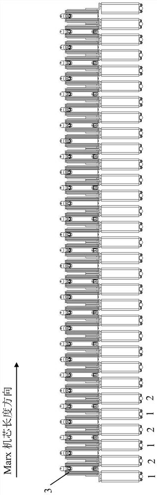 A kind of marx generator movement and marx generator