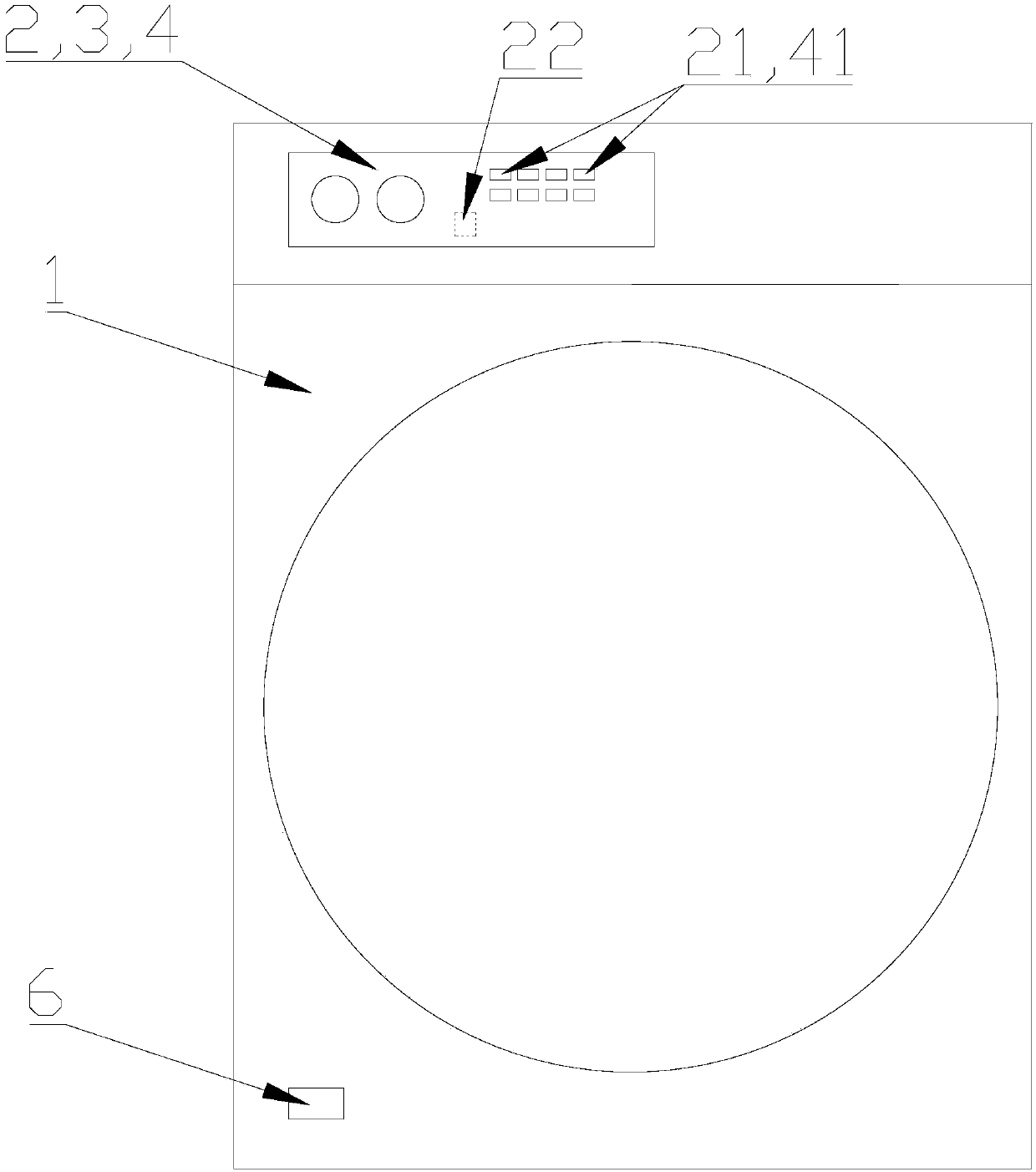 Washing machine with vibration function and control method