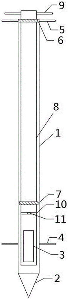 Rotary type solid-liquid surface sediment sampling device and use method thereof