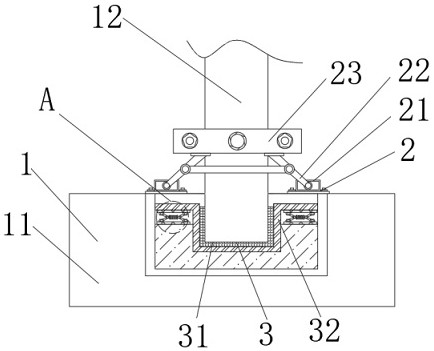 Anti-seismic reinforcing device for building foundation