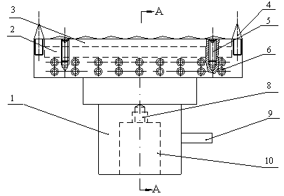 Early warning hydraulic prop device