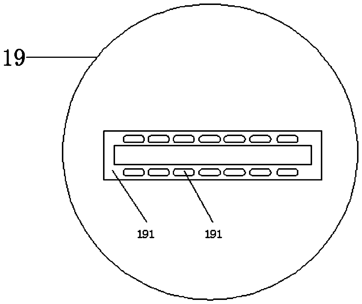 Syringe storing device for hematology department