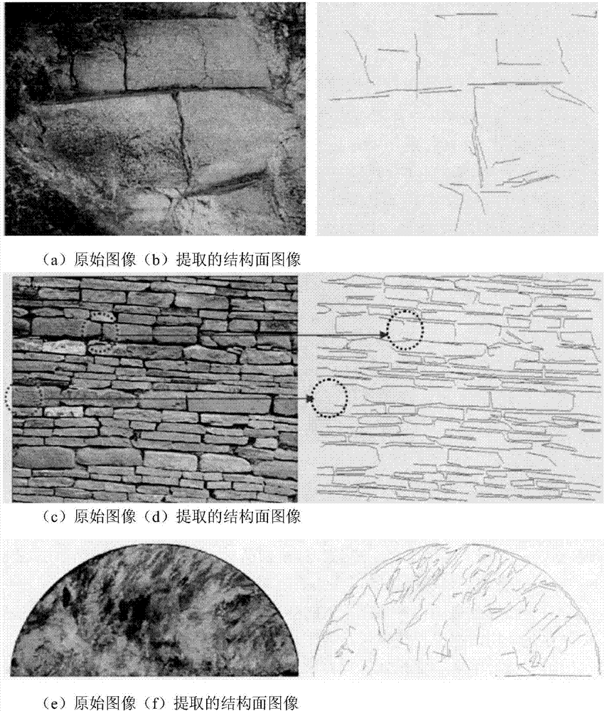 Geological survey method of tunnel face based on digital image