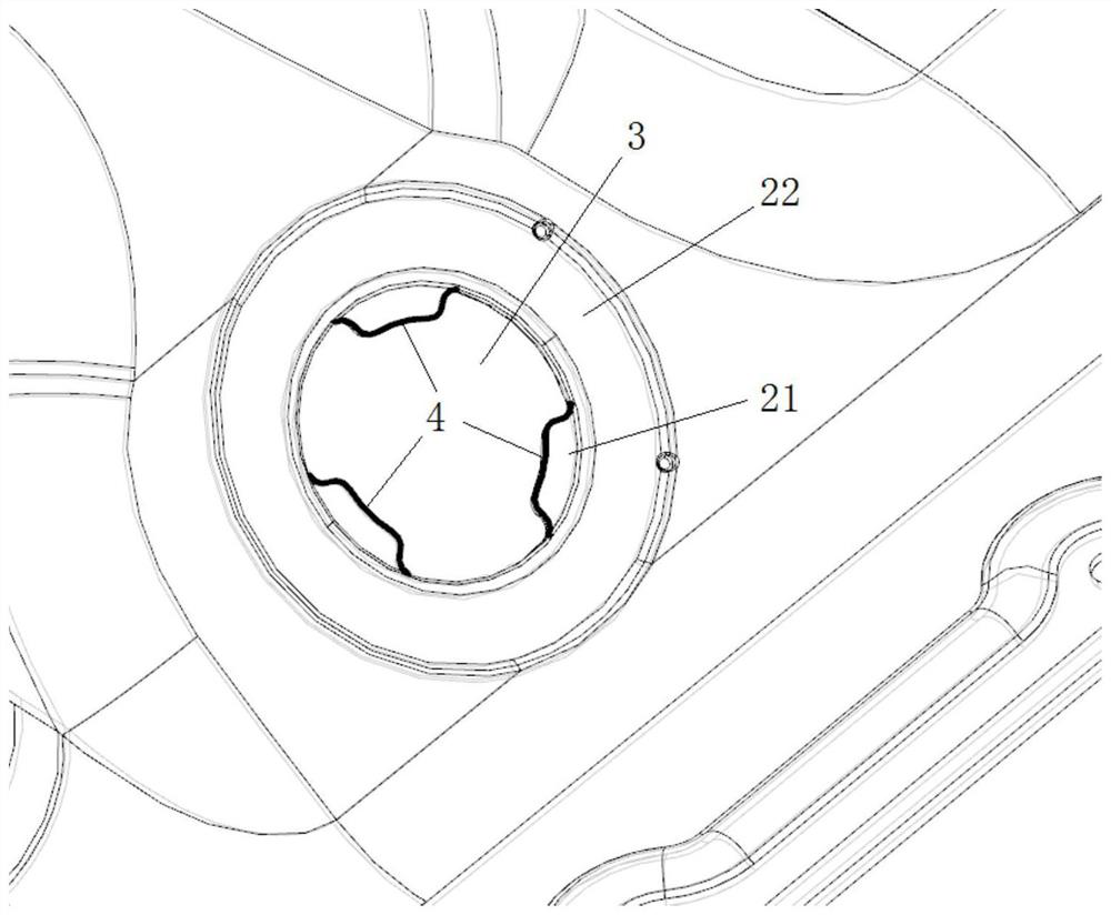 Manufacturing method of pressure release valve mounting hole in battery box