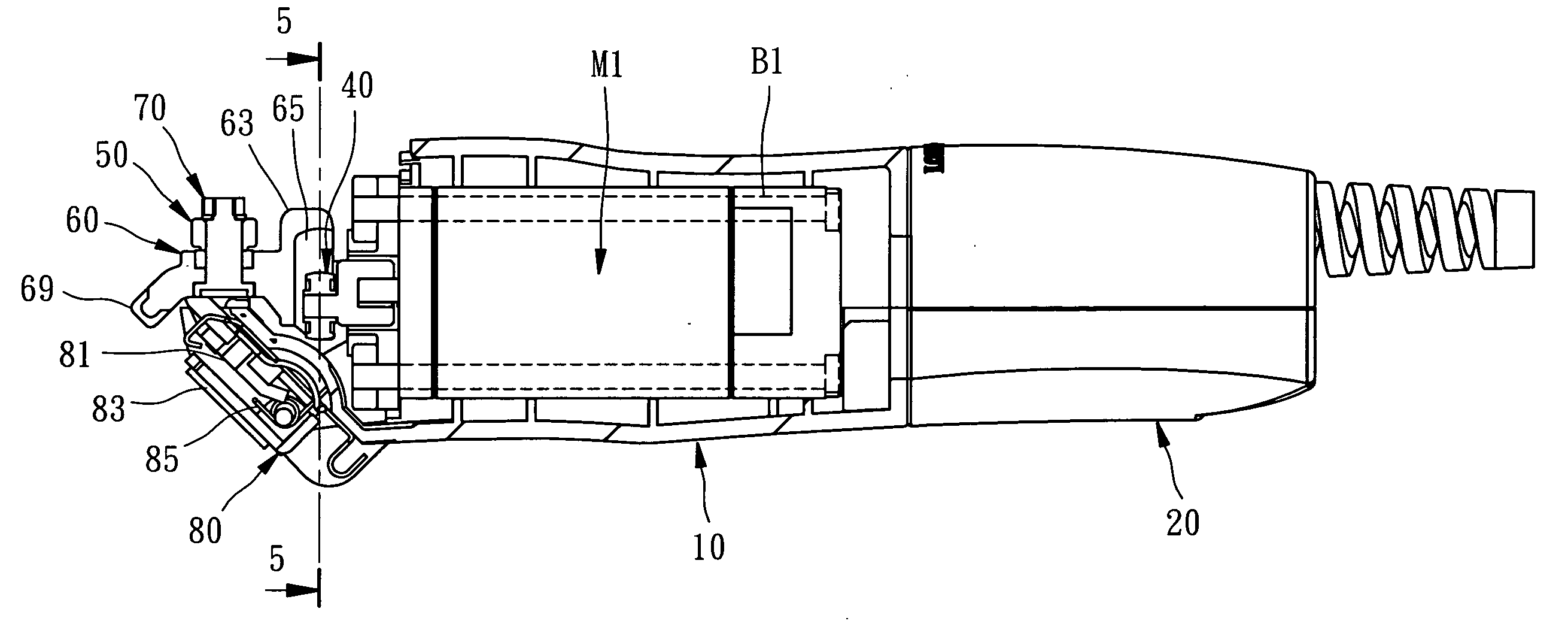 Hair clipper with improved mounting structures