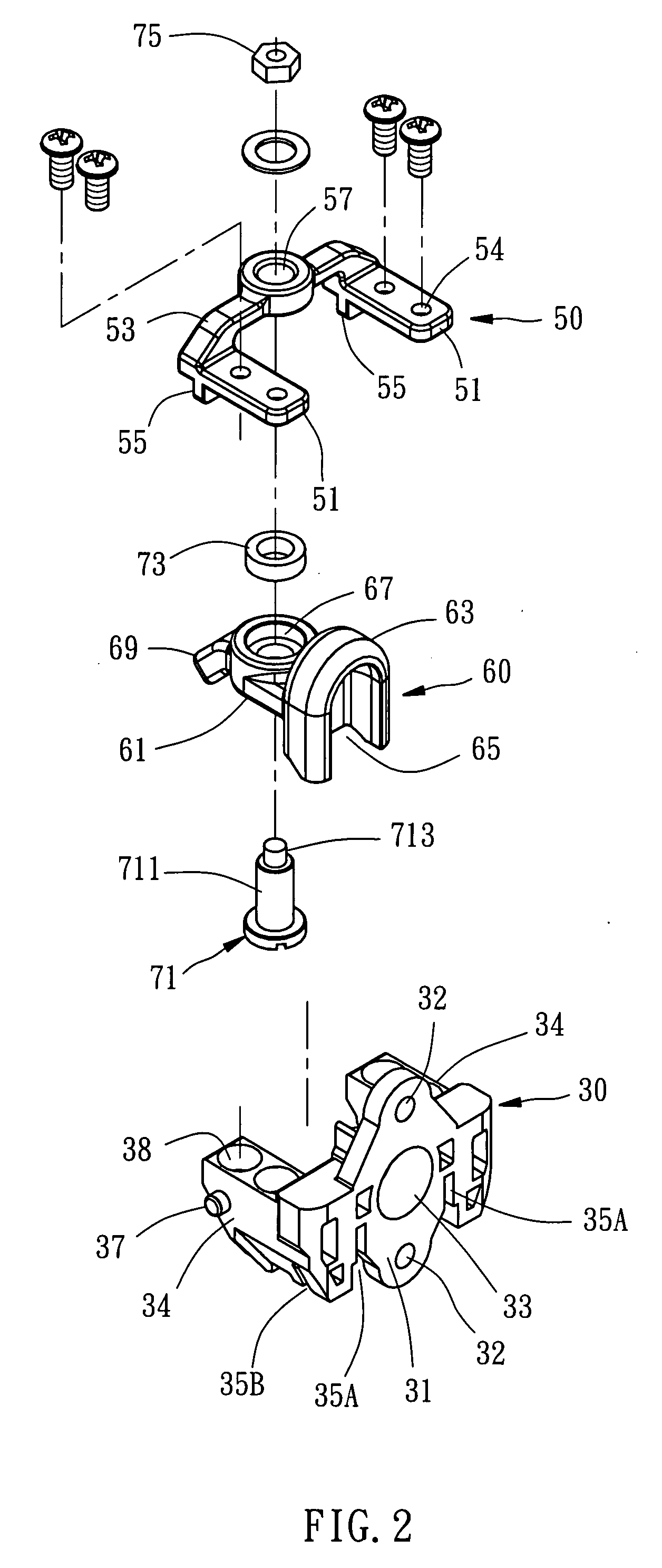 Hair clipper with improved mounting structures
