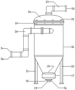 Front-mid-arranged water purifier with swirling desanding function and manufacturing method