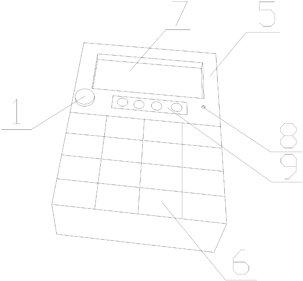 Relaxing and intelligence developing device used for old people and using method of device