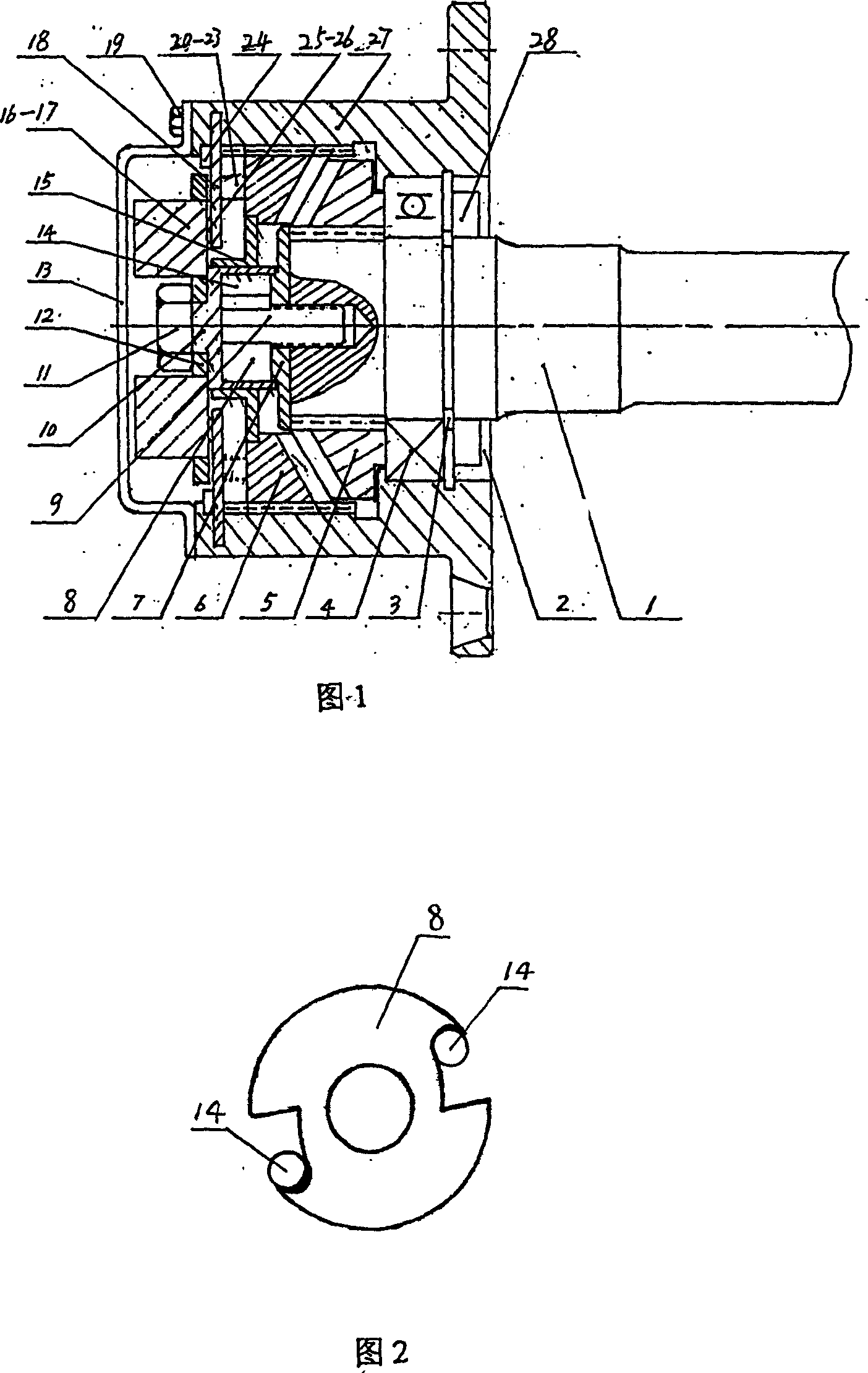 Controllable gasoline-saving semi-axle for vehicle