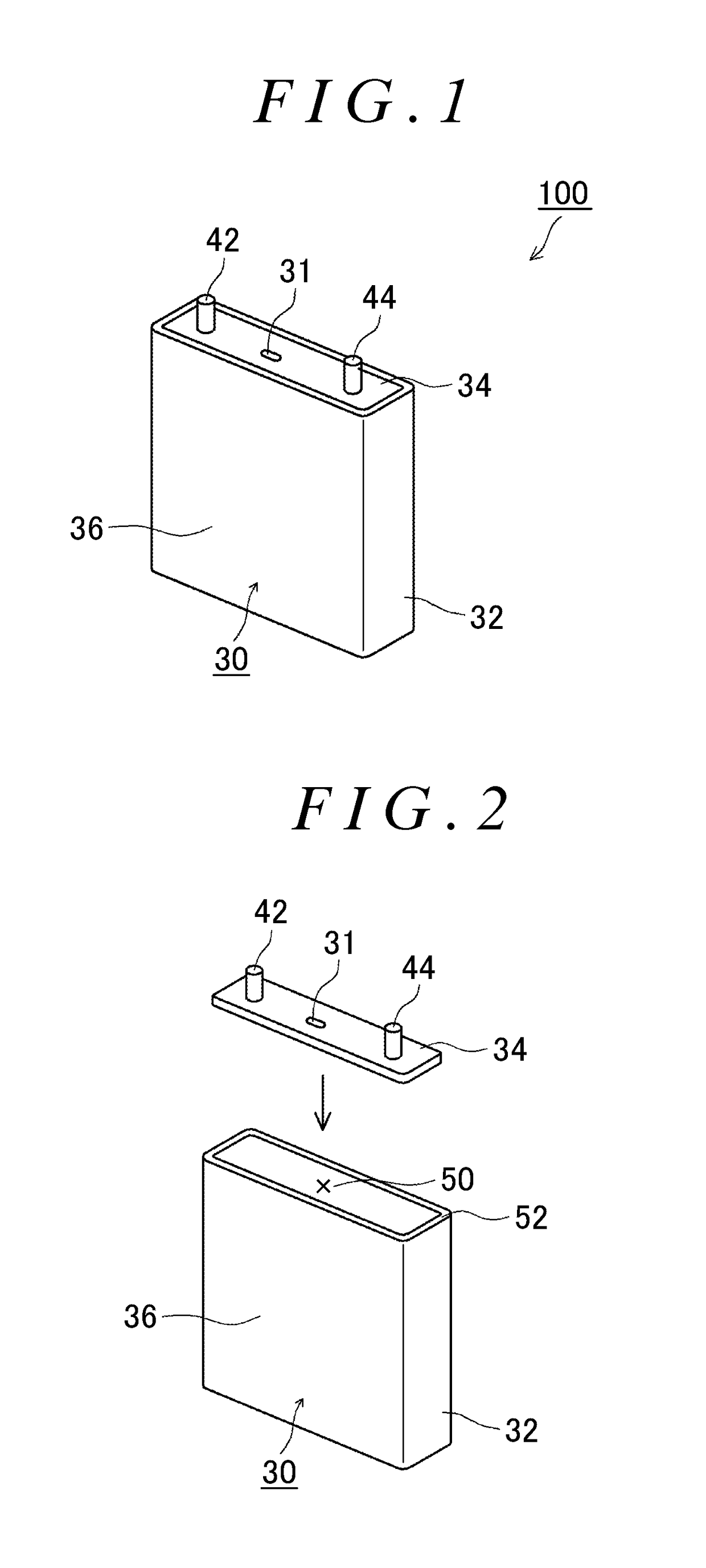 Sealed battery and a method for manufacturing the same
