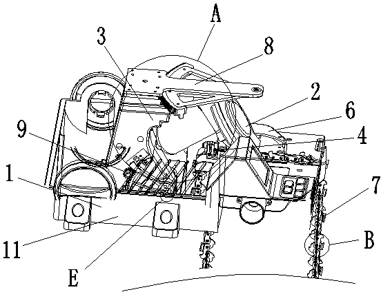 Full-automatic chain saw sharpener and chain grinding method thereof