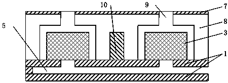 Flexible film type multi-measuring-point pressure measuring belt for low-speed wind tunnel
