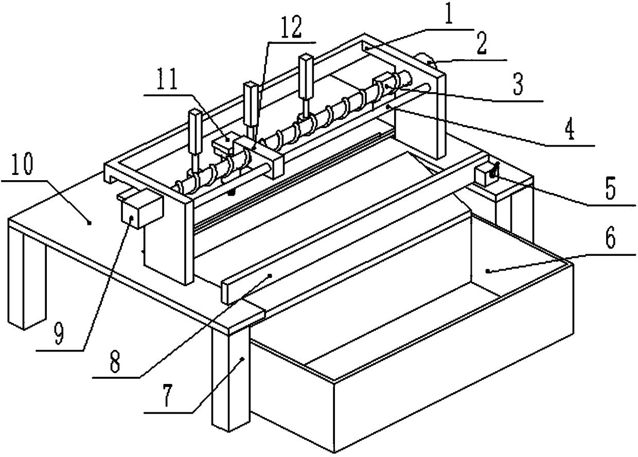Ceramic tile cutting-off device for architectural engineering