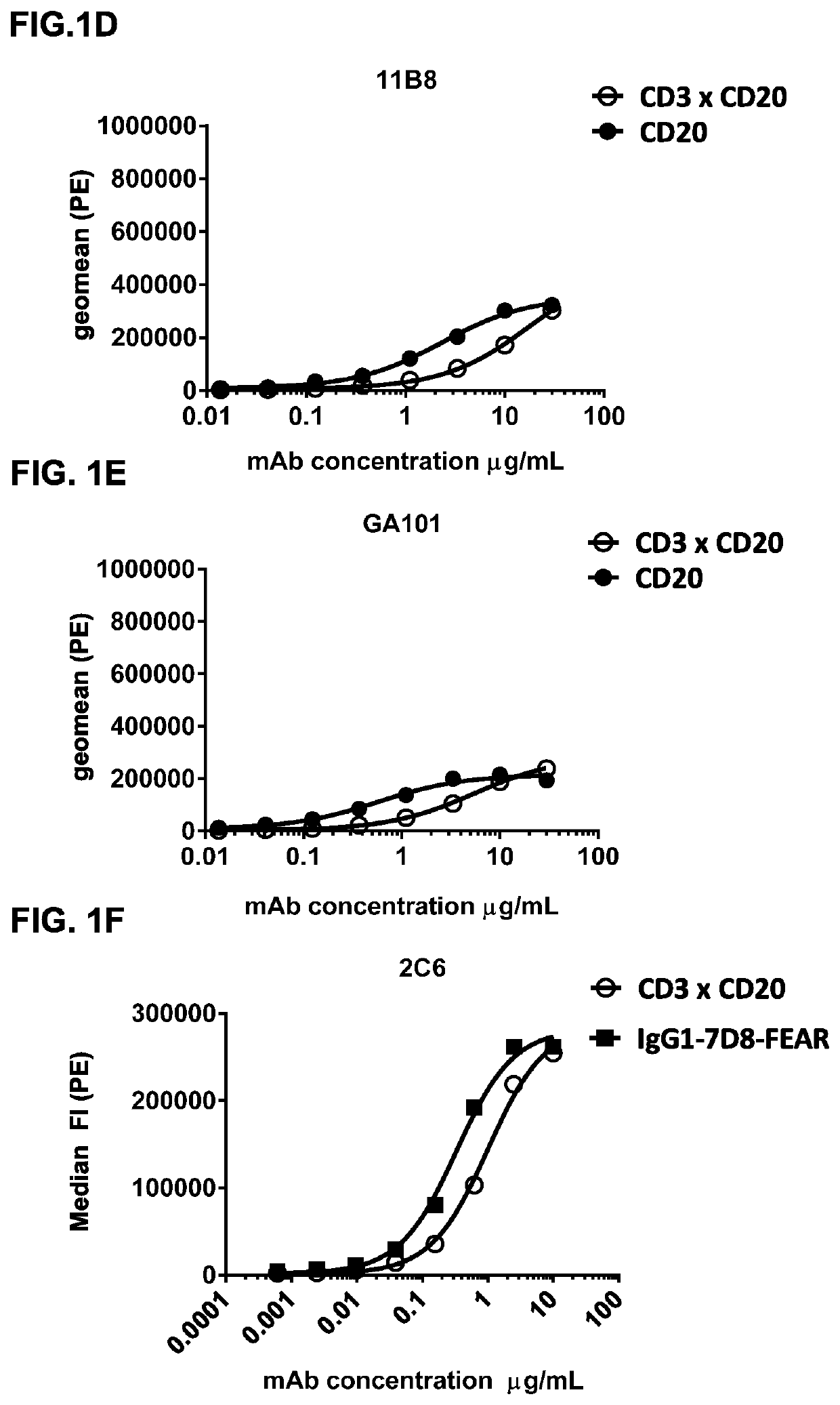 Bispecific antibodies against CD3 and CD20