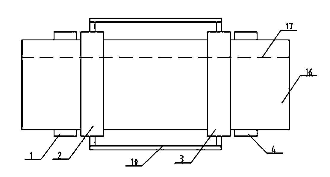 Automatic paper web deviation rectifying device