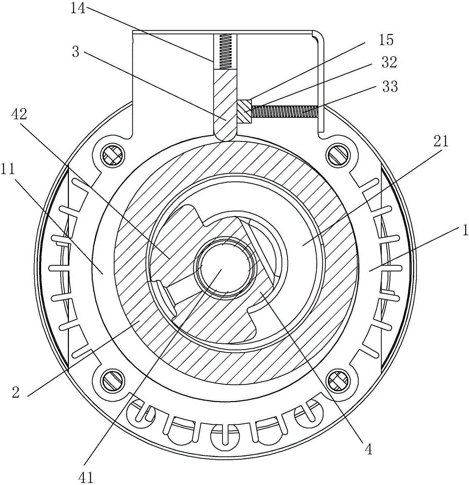 Rotary air compressor head