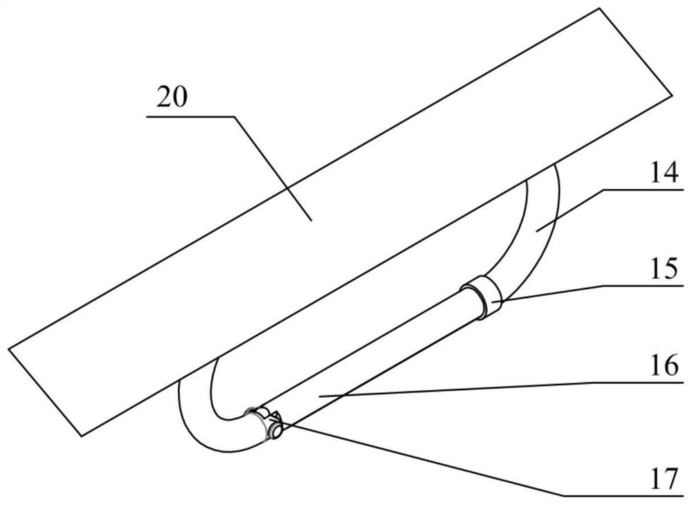 Suspension type laying and recycling device for AUV in wing-body fusion glider