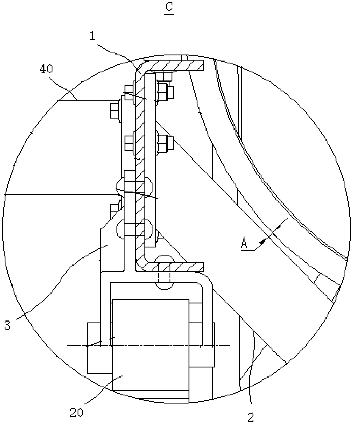 Longitudinal beam assembly of vehicle, front plate spring brackets and wagon