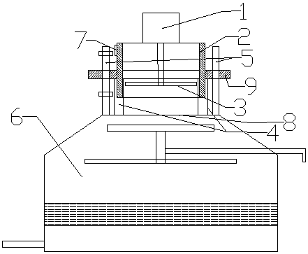 A power generation device for a cooling tower and its control method