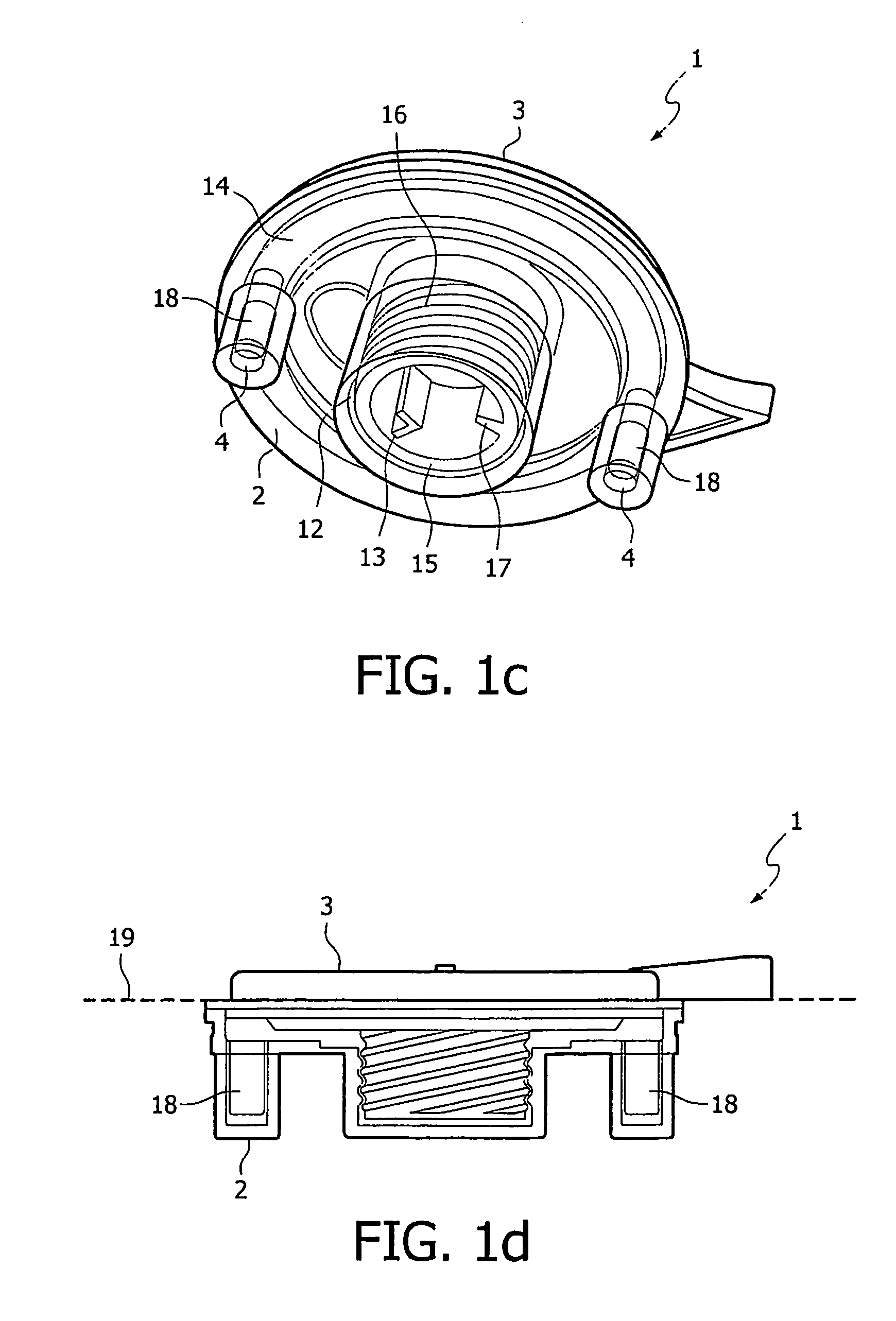 Device for sealing food product containers and food product container provided with such a device