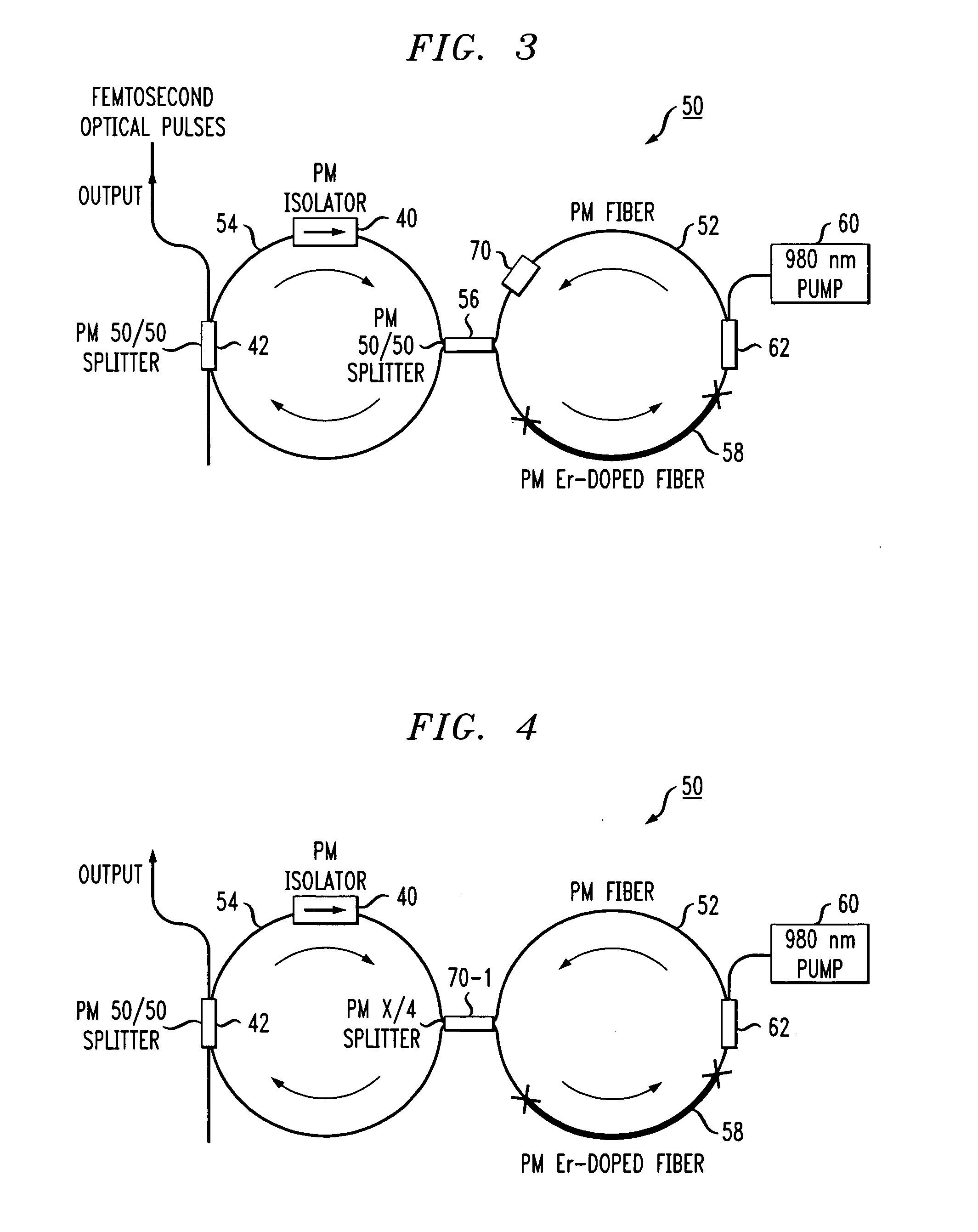 Figure eight fiber laser for ultrashort pulse generation