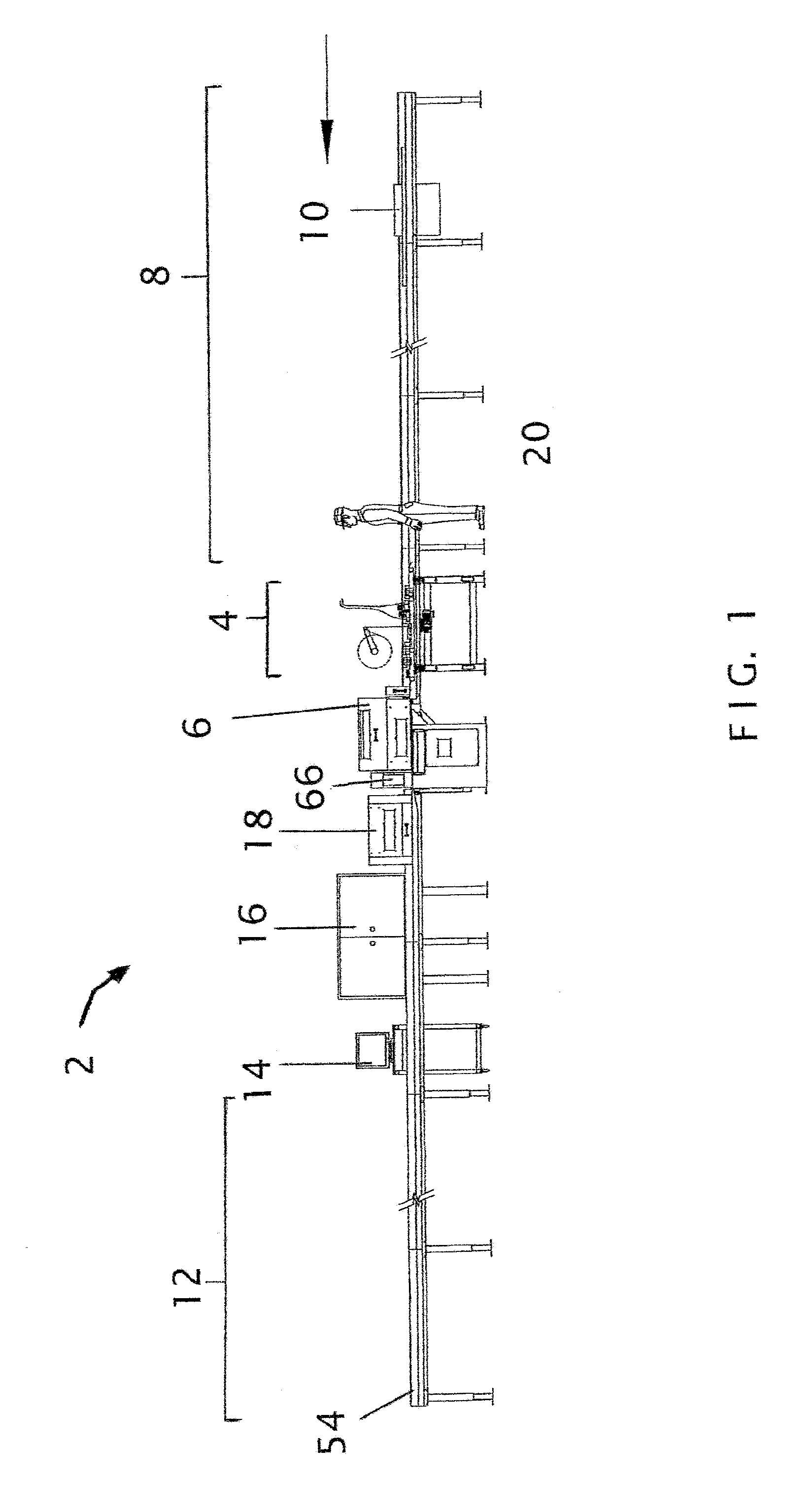 System and method for applying adhesive, buffer, and/or liner to I-joists
