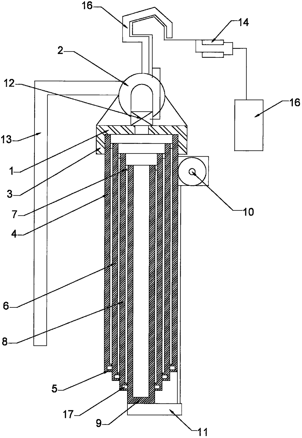 Hydrologic flexible measuring rod and hydrologic measuring equipment ...