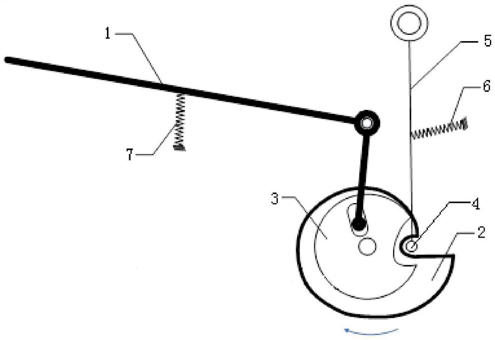 A traction roller fixed-length conveying indexing mechanism