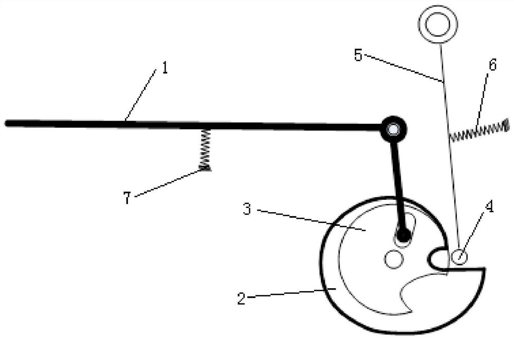 A traction roller fixed-length conveying indexing mechanism
