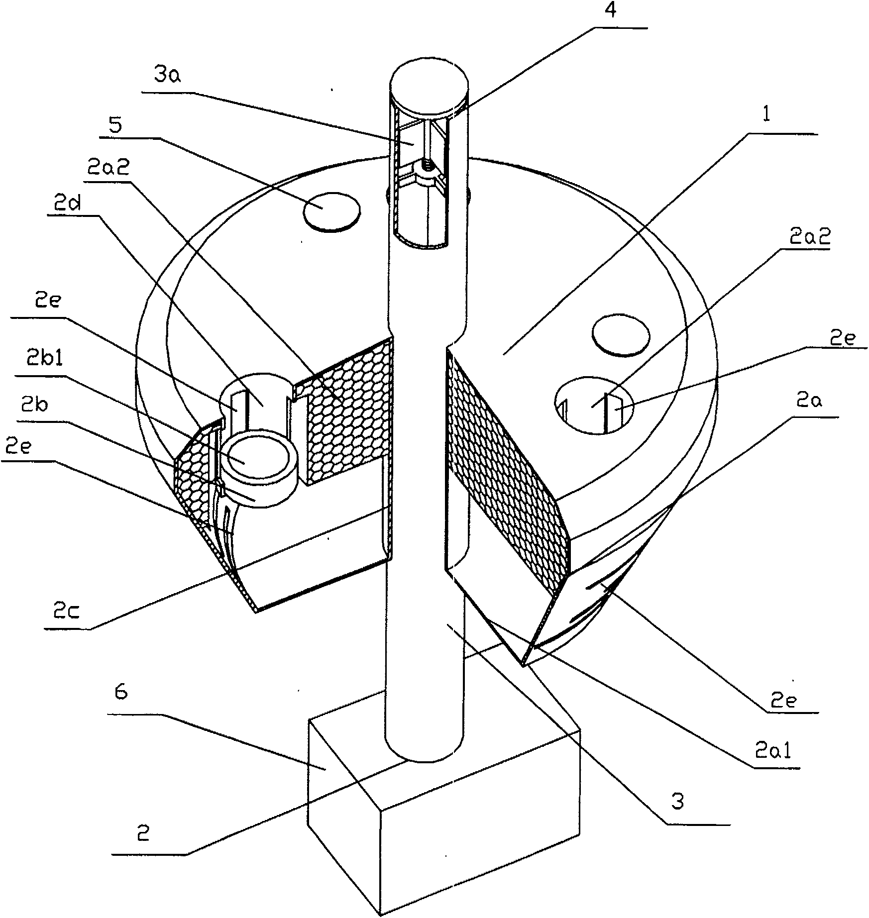 Method and equipment for generating color water screen