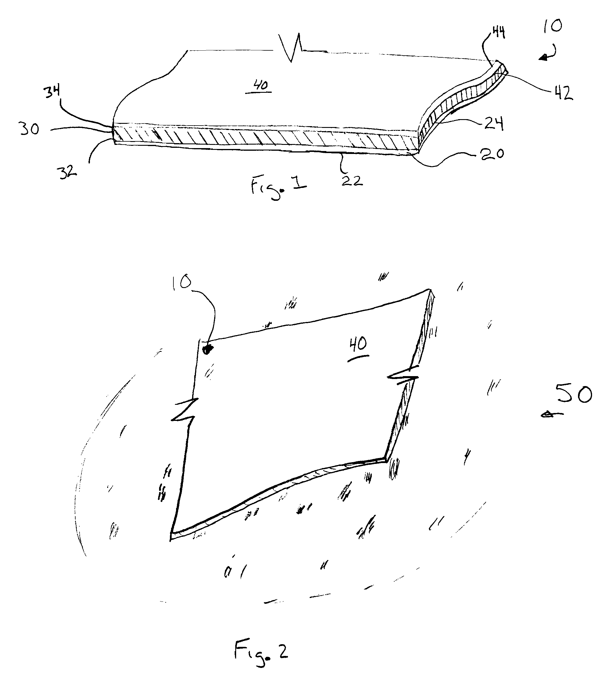 Cover and method for the protection of natural substrates