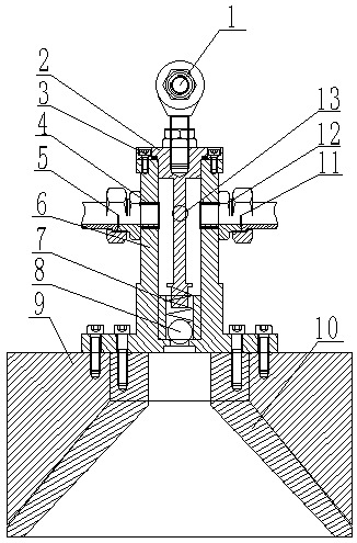 A universal automatic air supply joint