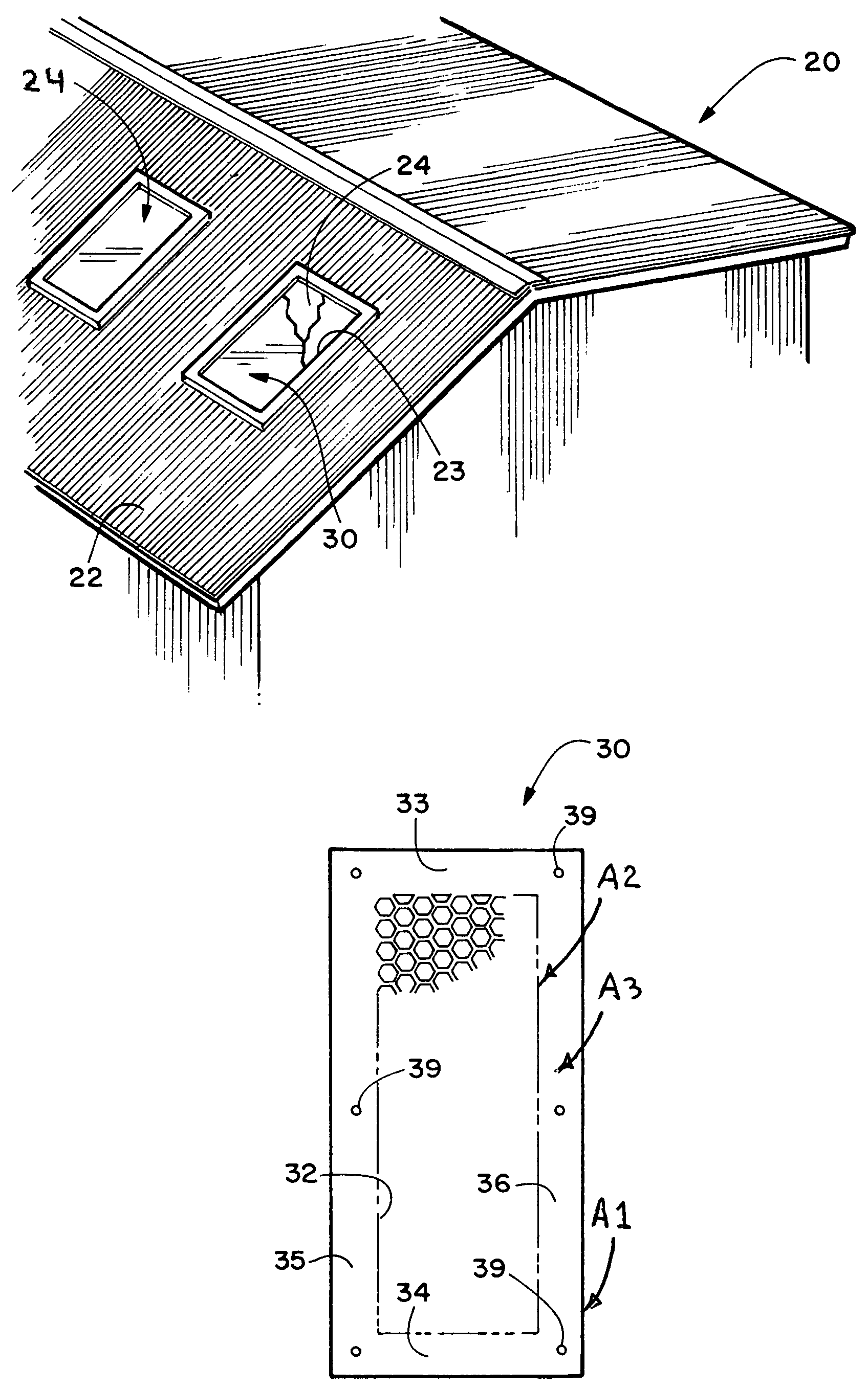 Skylight fall protection safety panel and method of making