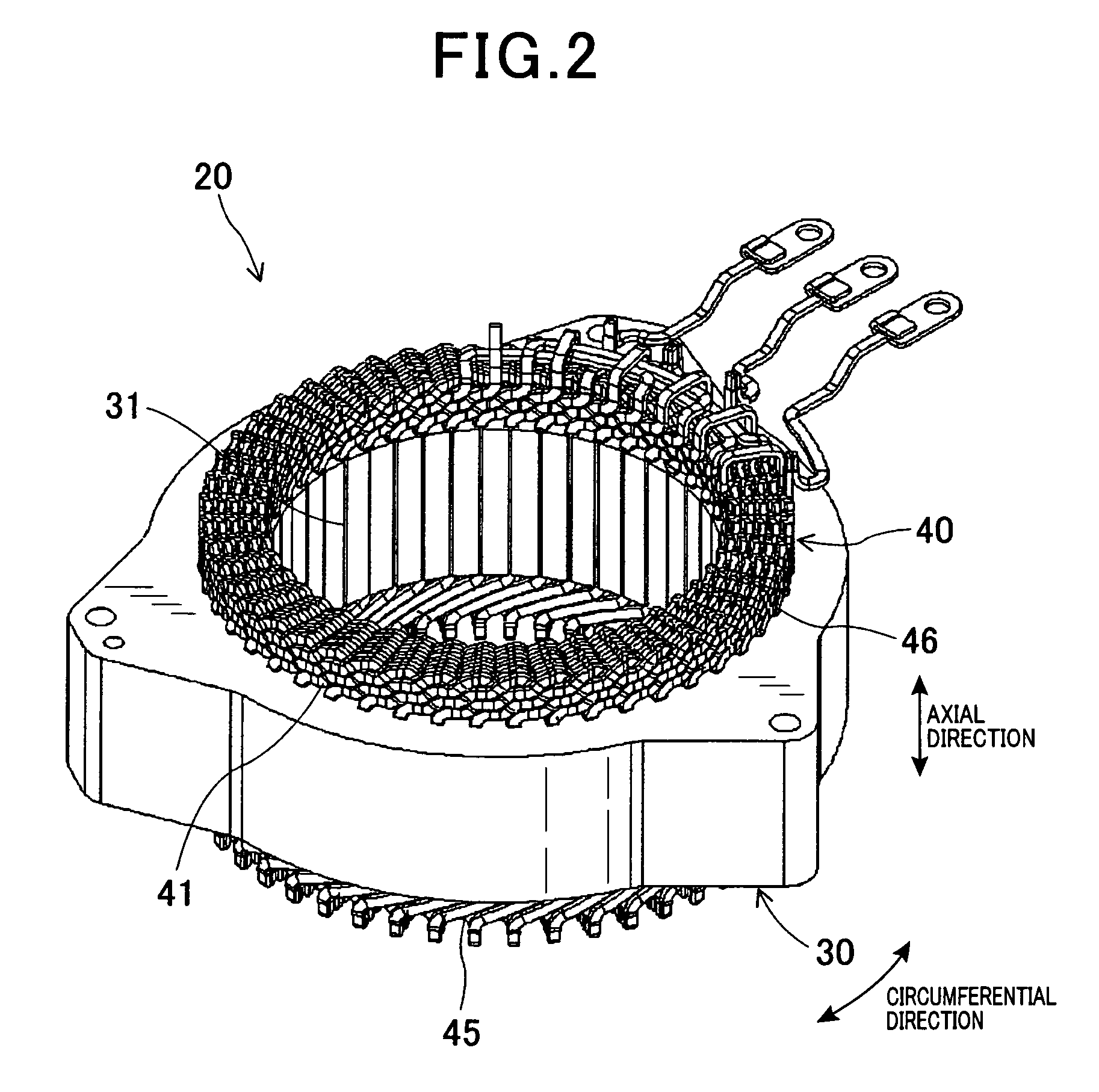Stator for rotary electrical machine