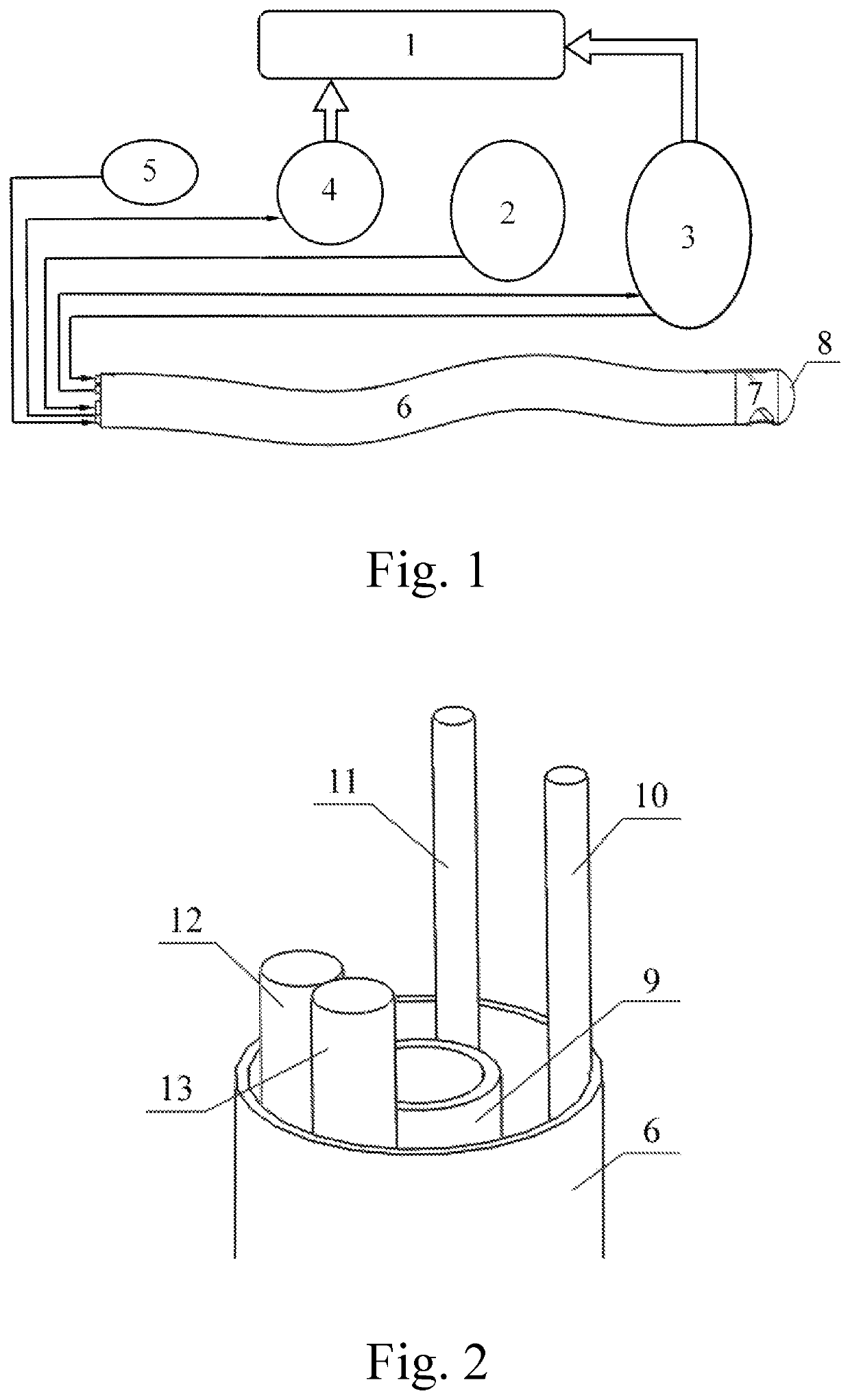 Terahertz endoscope suitable for intestinal tract lesion inspection and inspection method thereof
