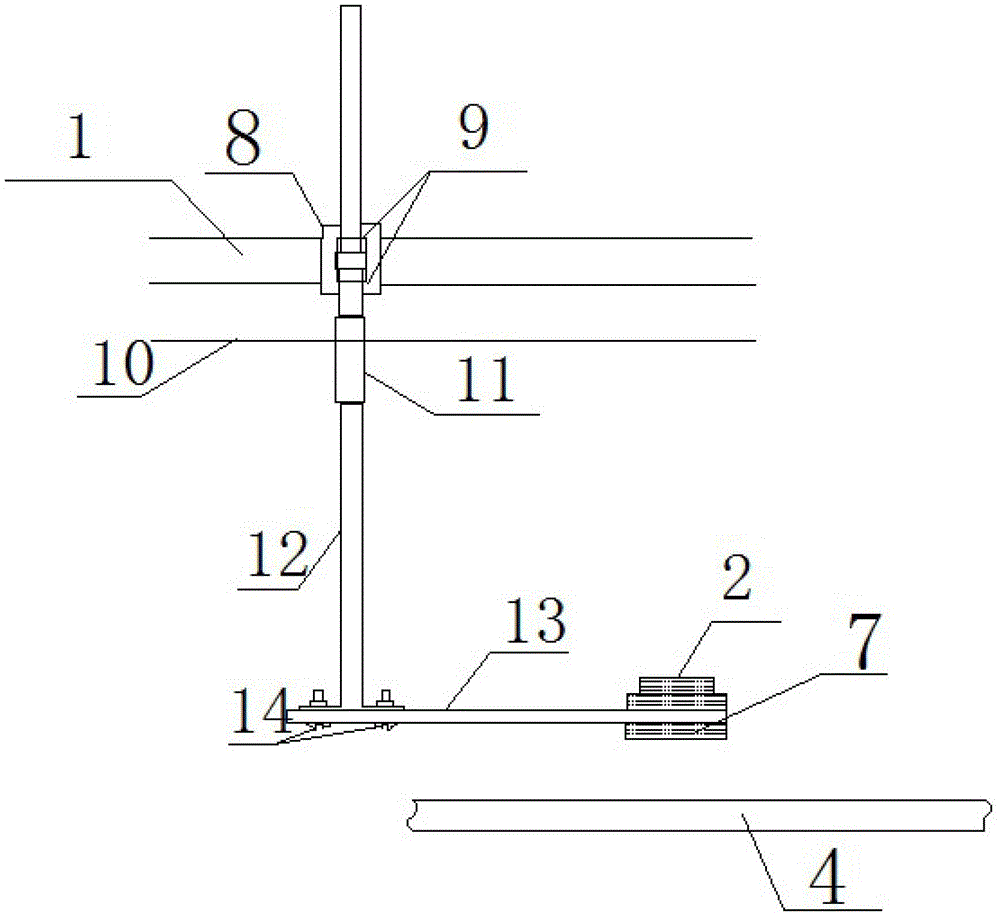 An infrared heating cage heat flux calibration device