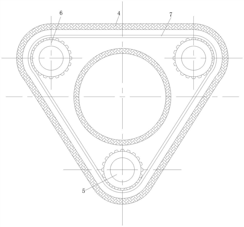 Machining and punching device for lightweight steel structure for house construction