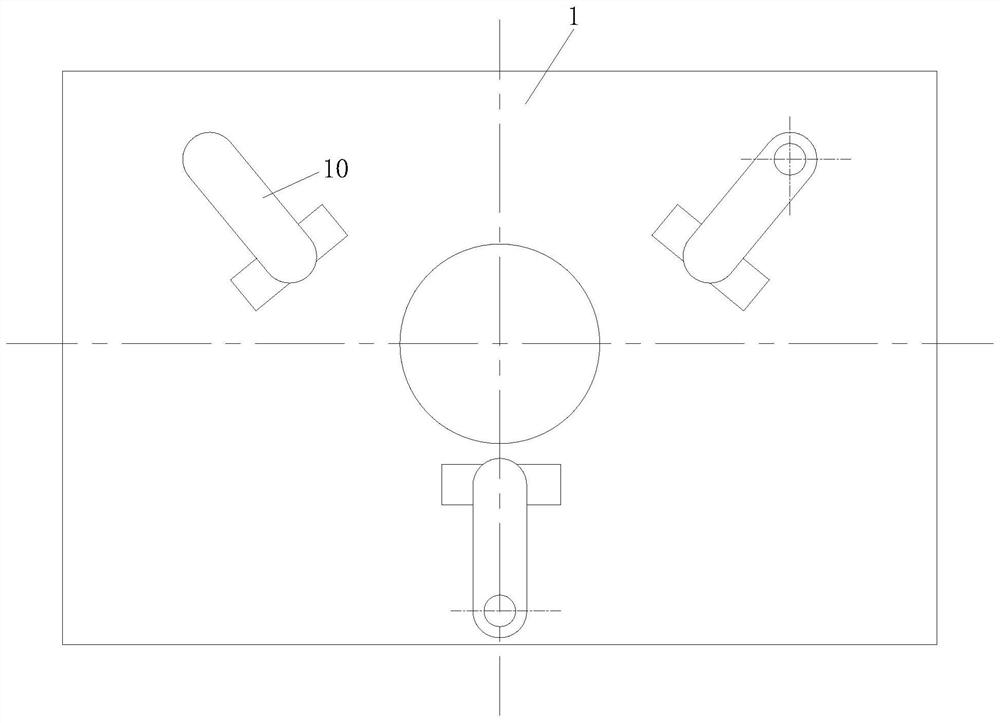 Machining and punching device for lightweight steel structure for house construction