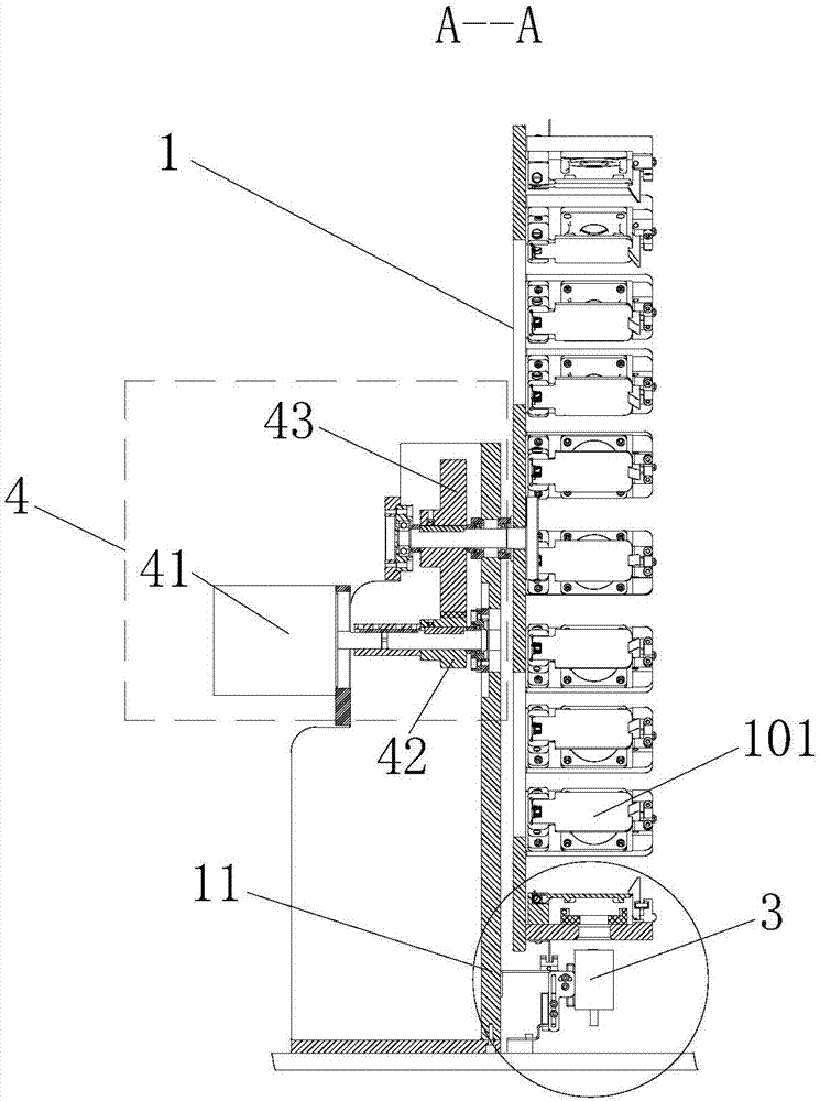 Testing device capable of realizing automatic product code scanning