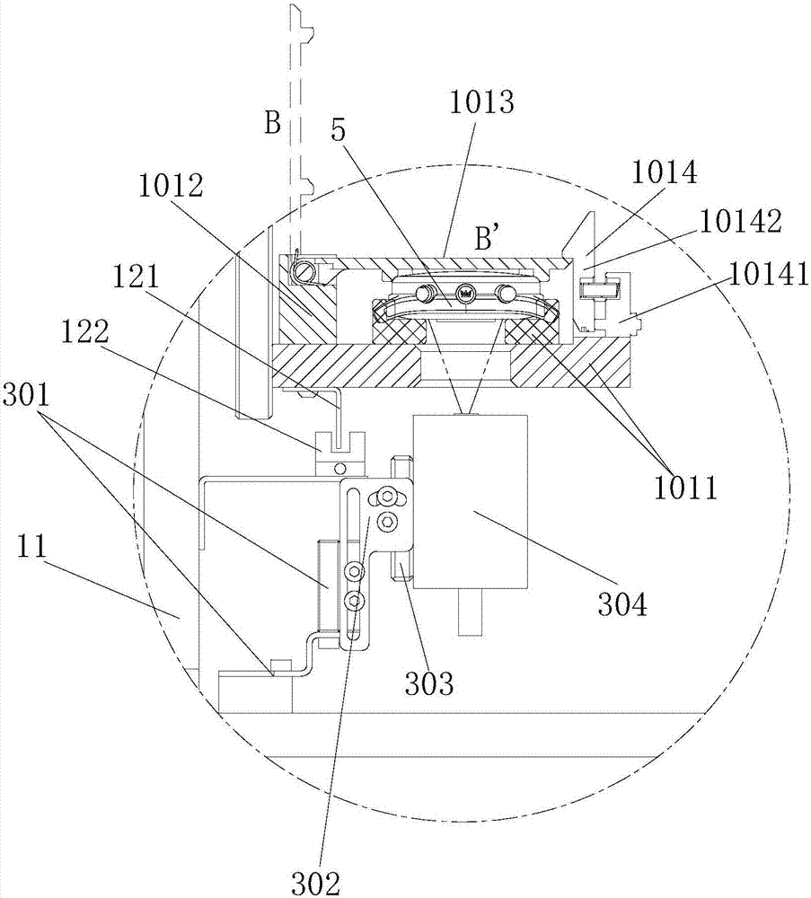 Testing device capable of realizing automatic product code scanning